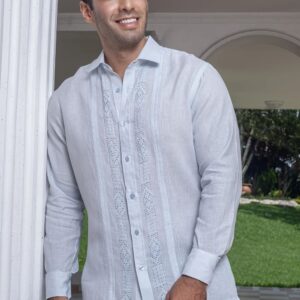 Camisa Guayabera Blanca Calada