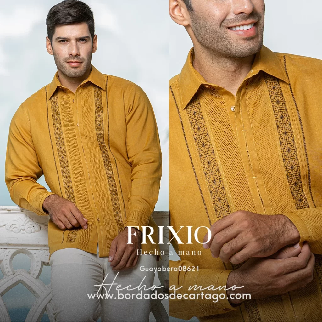 La Belleza de los Bordados de Cartago: Una Fusión de Tradición y Moda Artesanal y Cultural 4 Guayabera y Camisa Artesanal 1024x1024 1