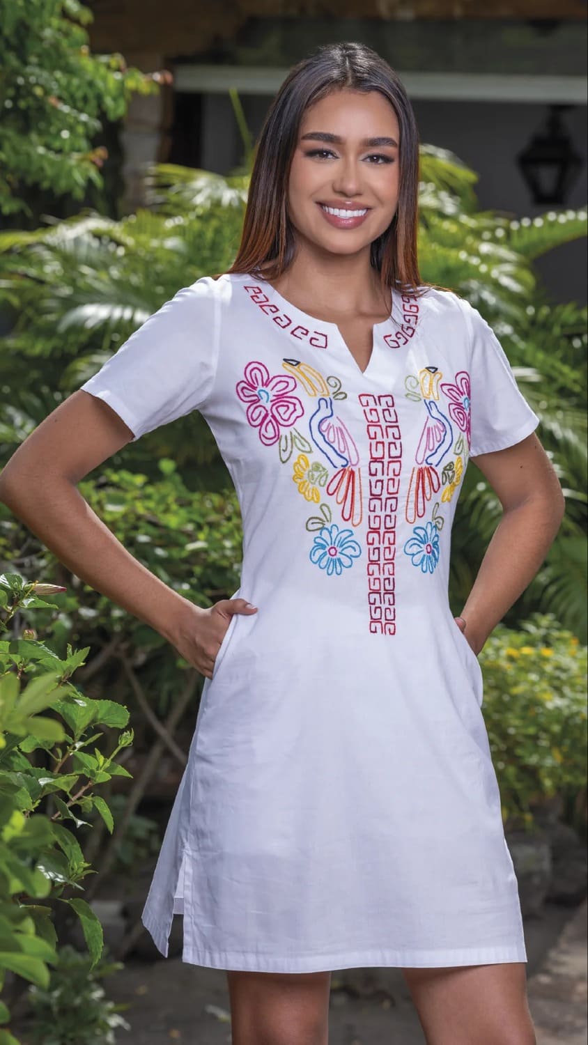 Vestido Blanco Vibracion Natural - Hilos de Fauna - COP16 1 Vestido Blanco Vibracion Natural