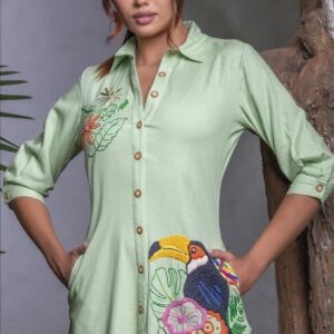Vestido Verde Canto del Tucán